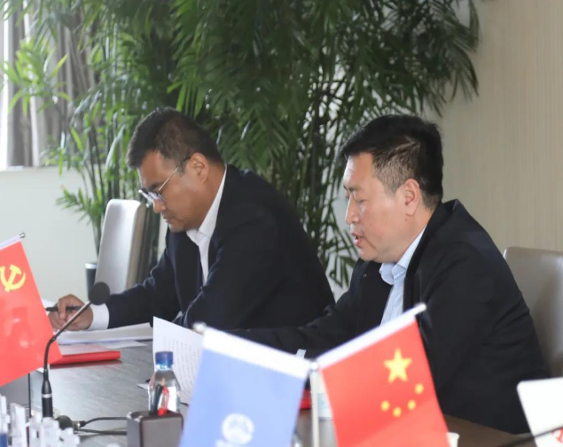 银川中铁水务党委开展领导班子党风廉政建设集体谈话